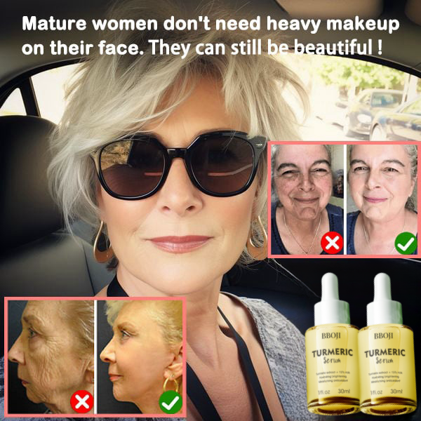 BBOJI™ Turmeric Milk Face Serum - Antioxidant Serum with Sodium Hyaluronate, Niacinamide, and Milk Extract - Anti-Aging & Skin Brightening with Curcuma Longa - 30 ml